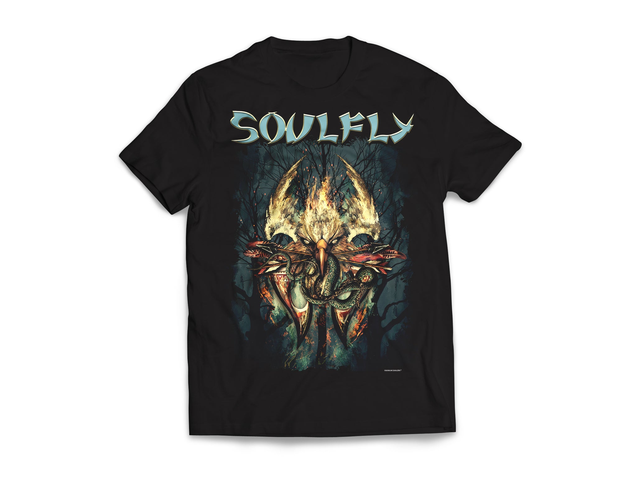 Soulfly Merch Prophecy 2004 on sale Double Side T-shirt Sepultura Cavalera